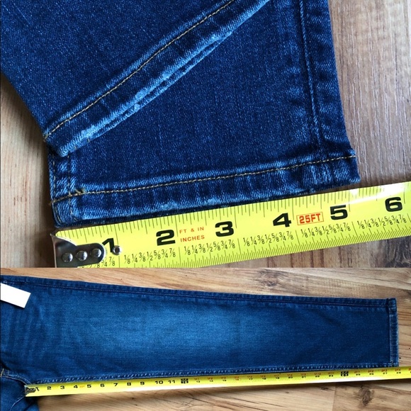 NEW HUDSON Collin Skinny Distressed Jeans Blue Size 27 Women’s - Picture 13 of 16